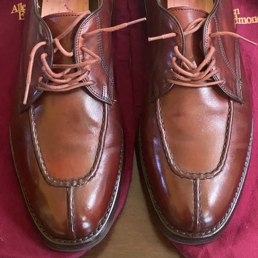 Allen Edmonds Dellwood Split Toe Shoes 10D